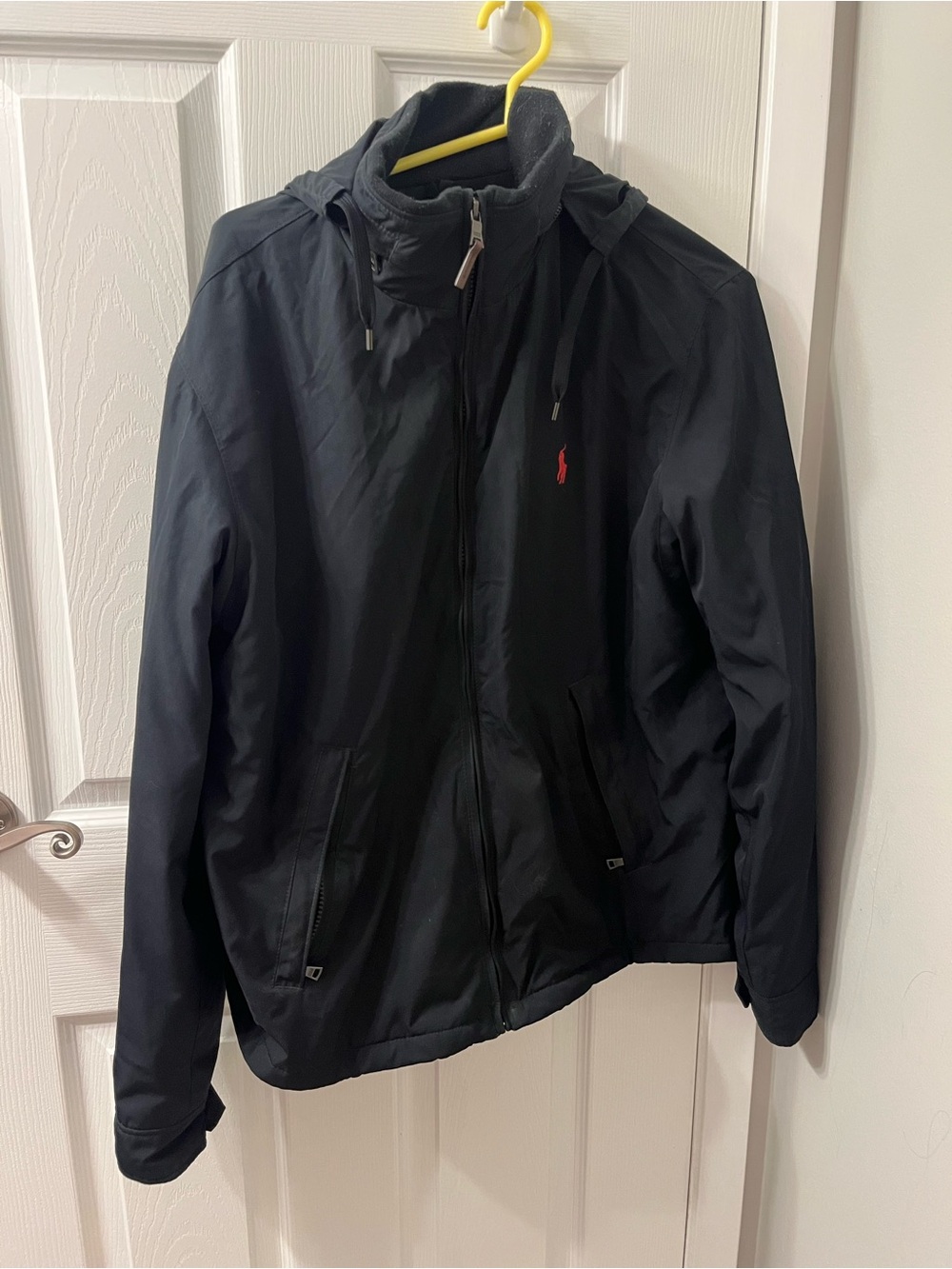Polo Ralph Lauren Black Hooded Jacket – Men’s Medium